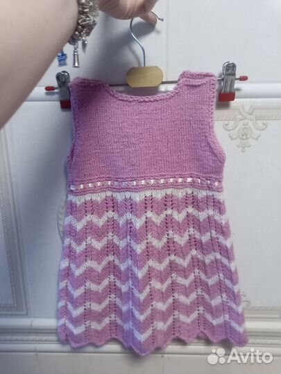 Сарафан вязаный