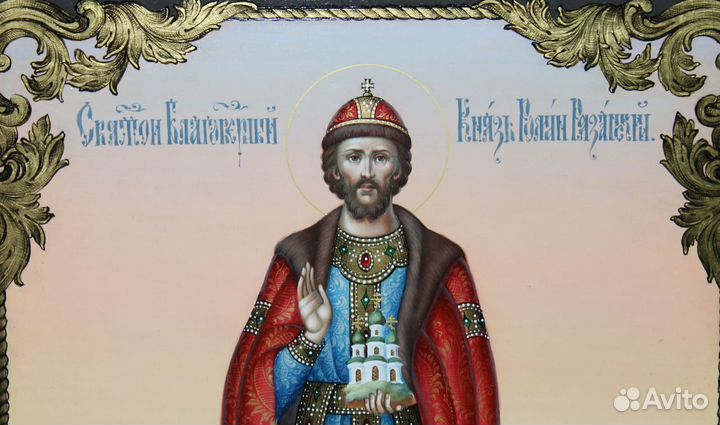 Икона Святой благоверный князь Роман Рязанский