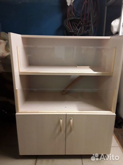 Стеллаж для морских свинок с тумбочкой