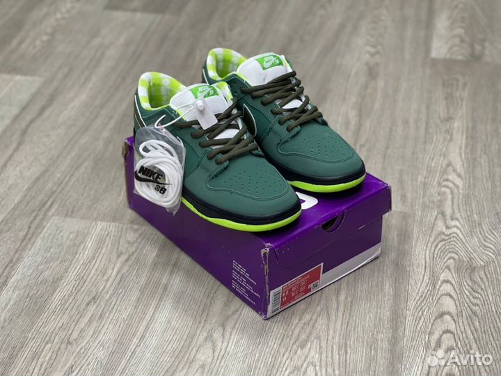 Кроссовки Nike SB Dunk Low Concepts Green Lobster