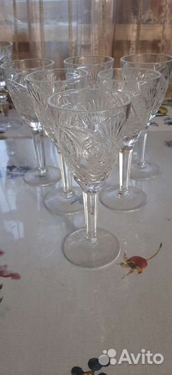 Винтаж: Рюмки хрустальные, 1970-1979гг
