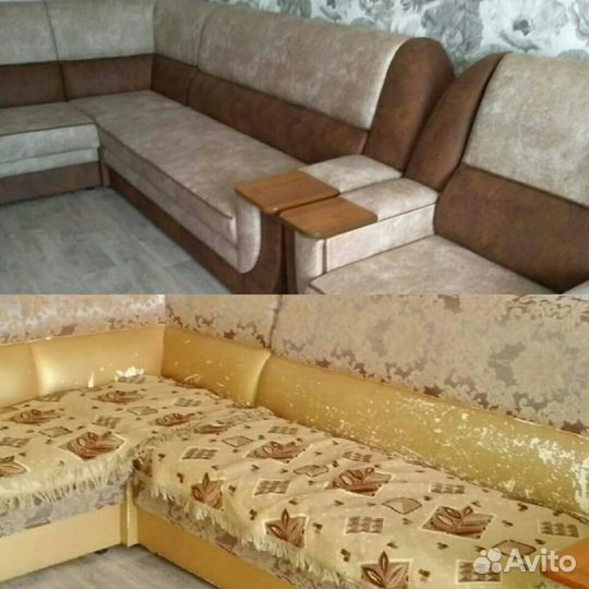 Перетяжка,обивка и ремонт мягкой мебели