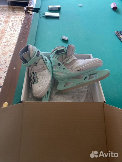 Коньки детские раздвижные размер с 36 по 41