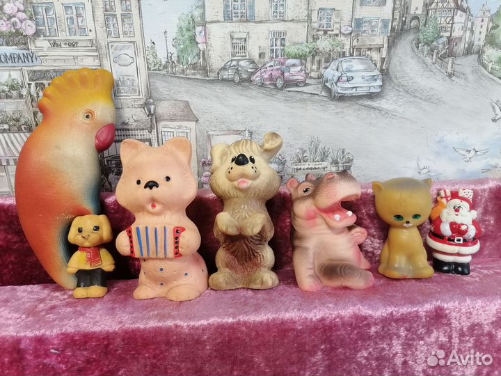 Резиновые игрушки СССР