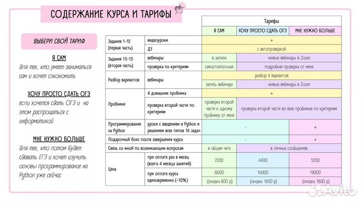 Репетитор информатика ОГЭ