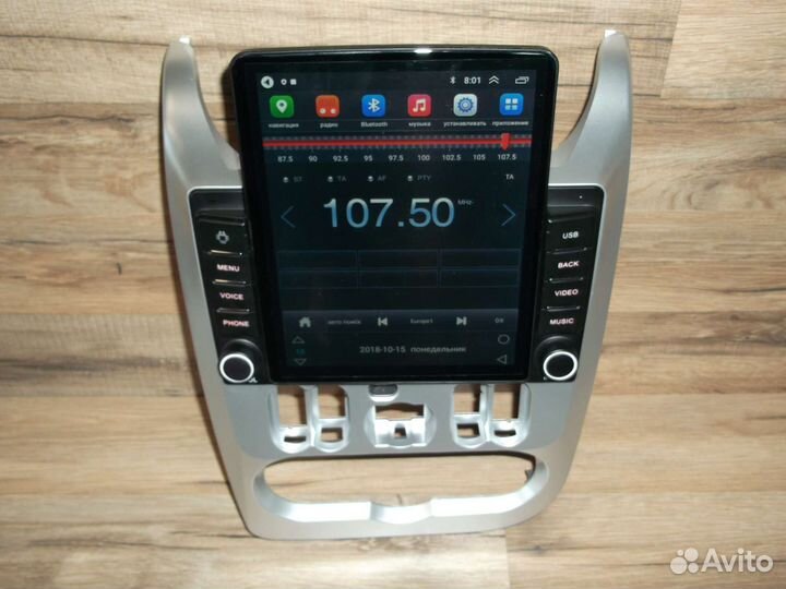 Магнитола Renault Logan Tesla Android