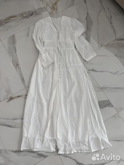 Платье красивое белое без нюансов на рост 150-159