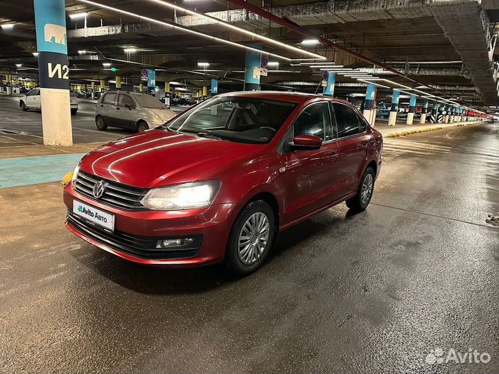 Volkswagen Polo 1.6 AT, 2015, 196 000 км