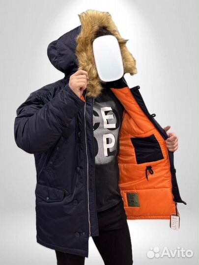 Парка зимняя аляска Alpha industries