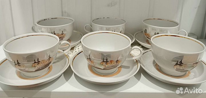 Чайный сервиз. Прокопьевск. СССР