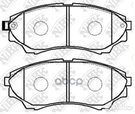 Колодки тормозные дисковые ford ranger 2.5 2006