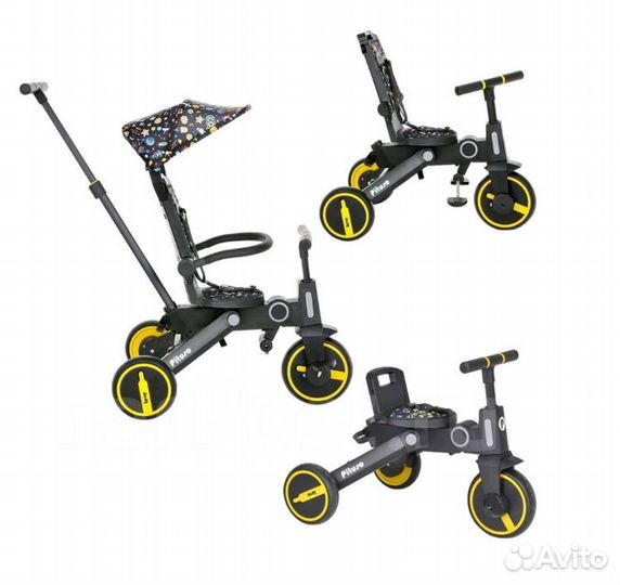 Велосипед складной 3-колесный luxmom 368