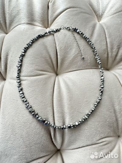 Колье из гематита