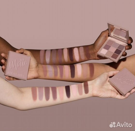 Huda beauty тени Matte Cool Obsessions