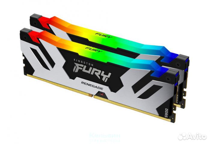 Kingston dimm 2x16GB DDR5 6400MHz fury Renegade Silver RGB (KF564C32rsak2-32)
