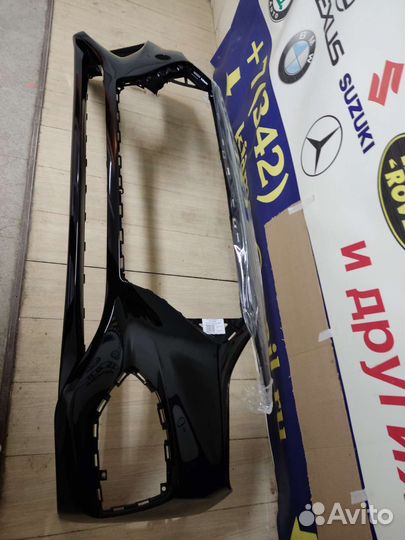 Бампер передний в цвет черый solaris 2 17-20 +дост