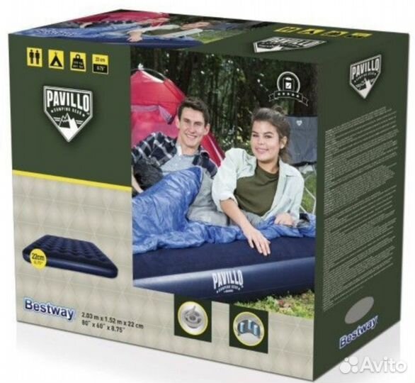 Надувной матрас двухместный