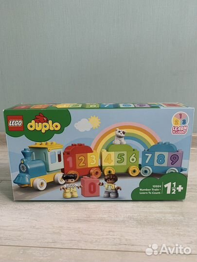 Lego duplo поезд с цифрами