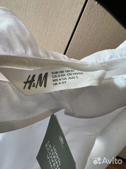 Новая детская блузка H&M