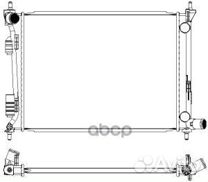 Радиатор системы охлаждения 32218512 Sakura