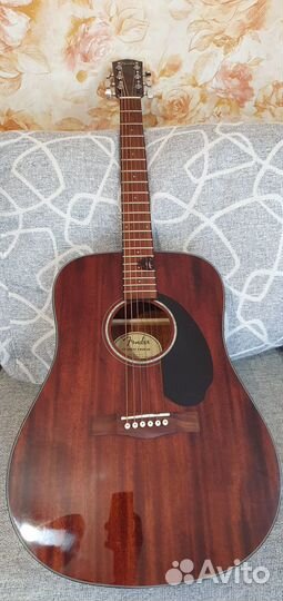 Гитара акустическая fender cd-60s all mahogany