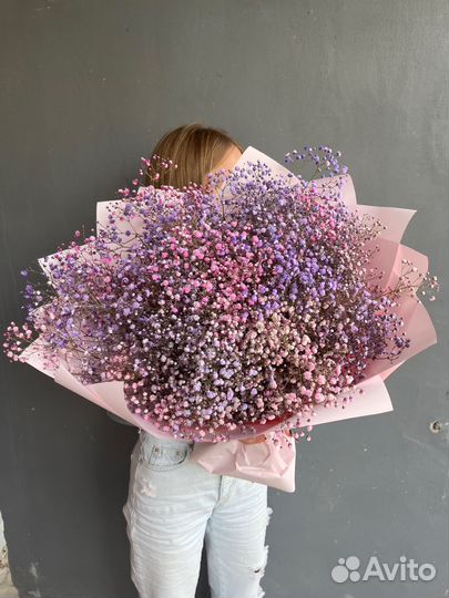 Букет-гигант из гипсофилы с доставкой