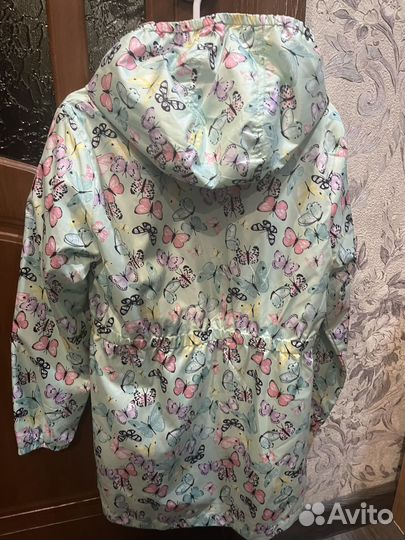 Курточка плащ для девочки 134