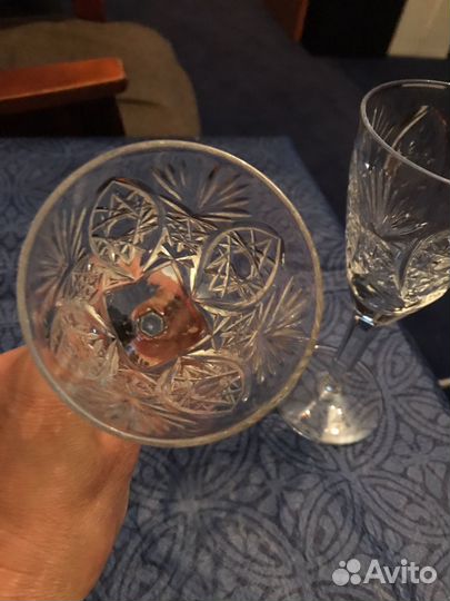 Хрустальные бокалы СССР