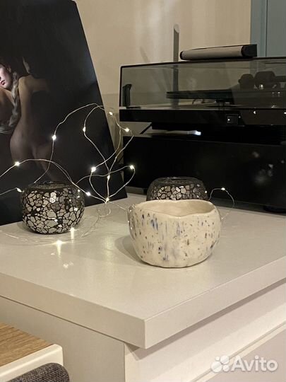 Горшок декоративный керамический