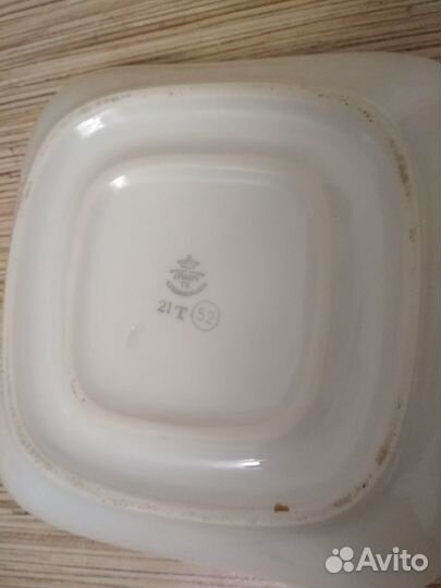 Масленка СССР фарфор