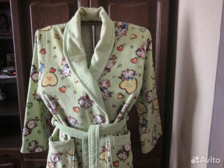 Халат махровый женский