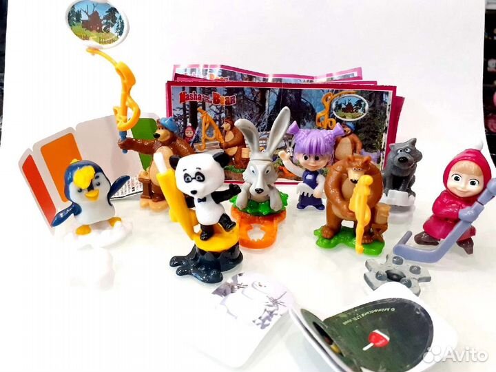 Игрушки из киндера, чупа- чупс (мультики)