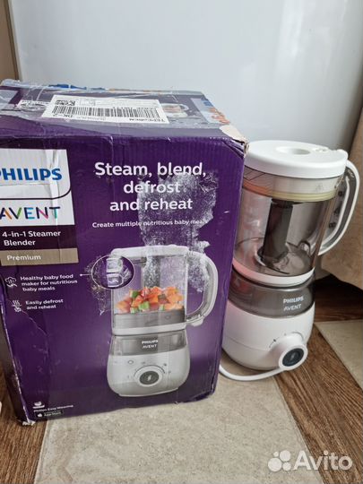 Блендер пароварка Philips Avent 4 в 1 (SCF883/01)