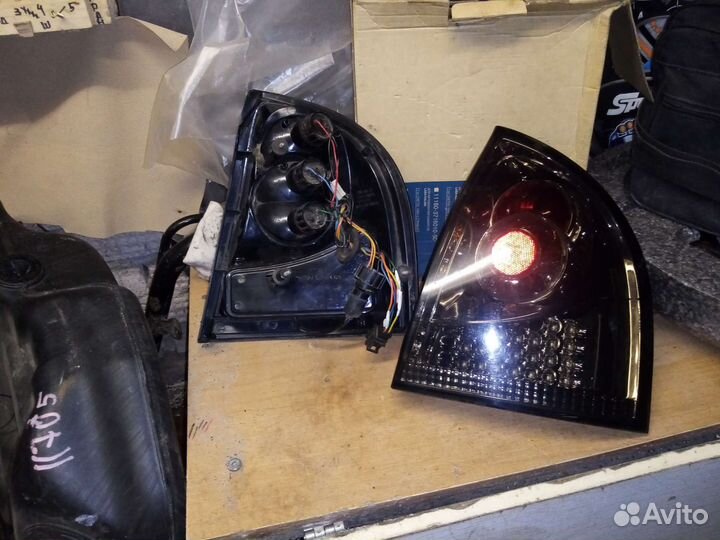 Задние тюнингованные фонари Лада калина седан 1