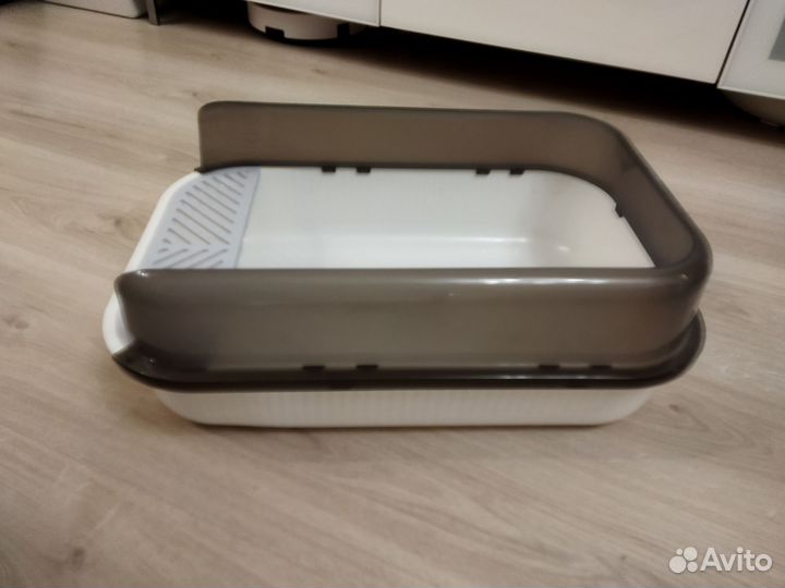 Лоток кошачий с бортиком