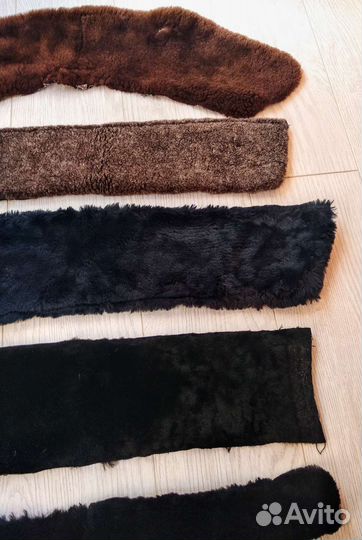 Пристяжной съёмный воротник. Натуральный мех