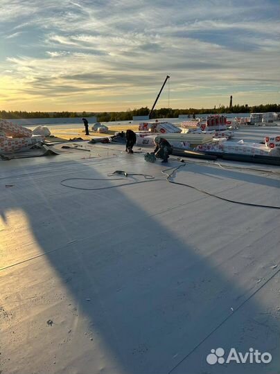 Монтаж пвх мембраны, гидроизоляция