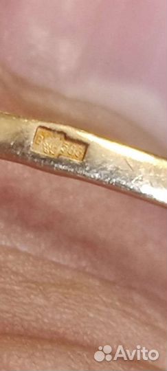 Золотое кольцо с Аметистом