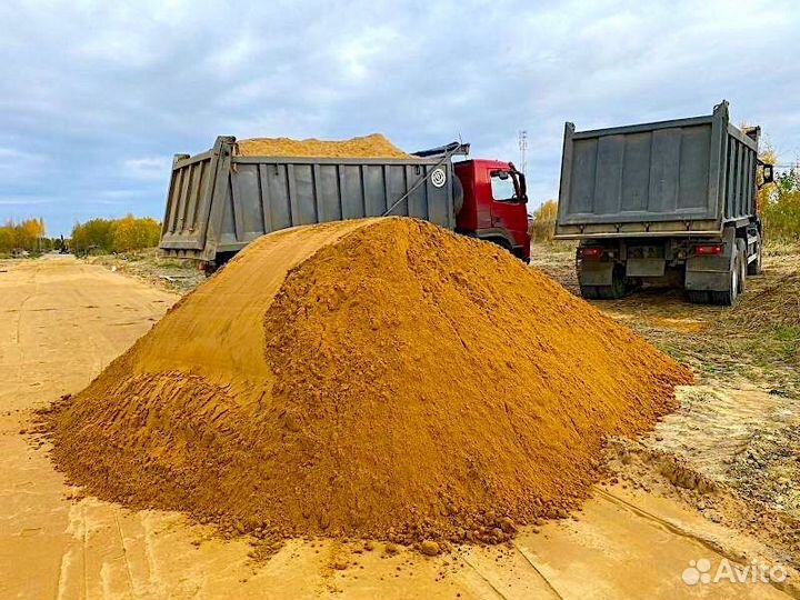 Песок мытый от производителя с доставкой