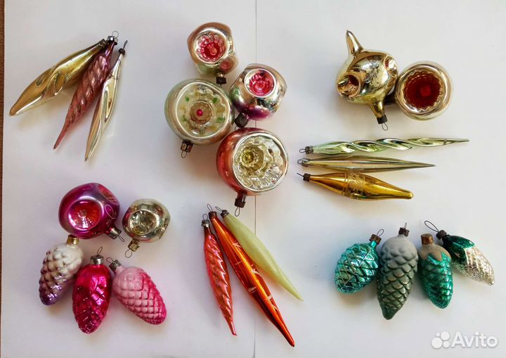 Ёлочные игрушки. гдр. СССР