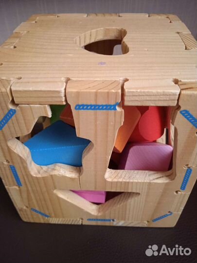 Деревянный сортер 13 фигурок