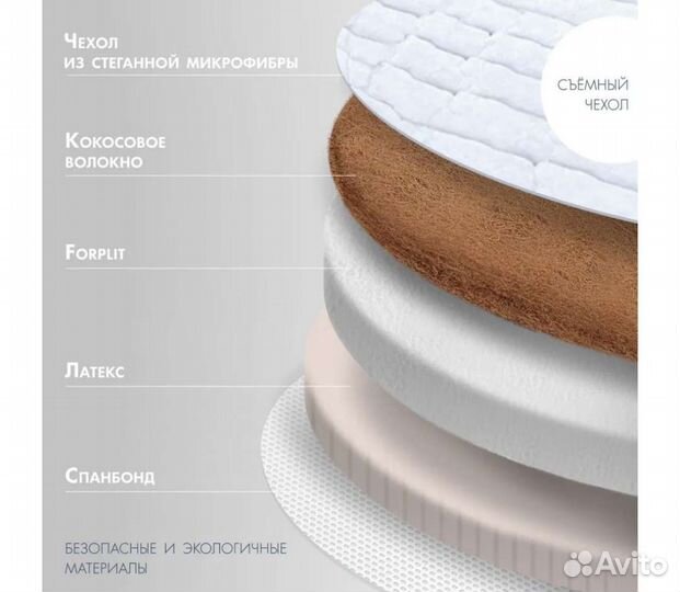 Nuovita /Италия Ортопедический овальн. матрас