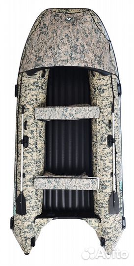 Надувная лодка gladiator E420PRO цвет: камуфляж