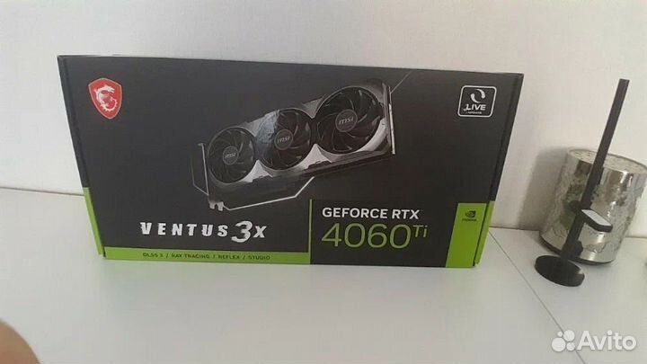 Msi GeForce RTX 4060 Ti ventus 3x новая