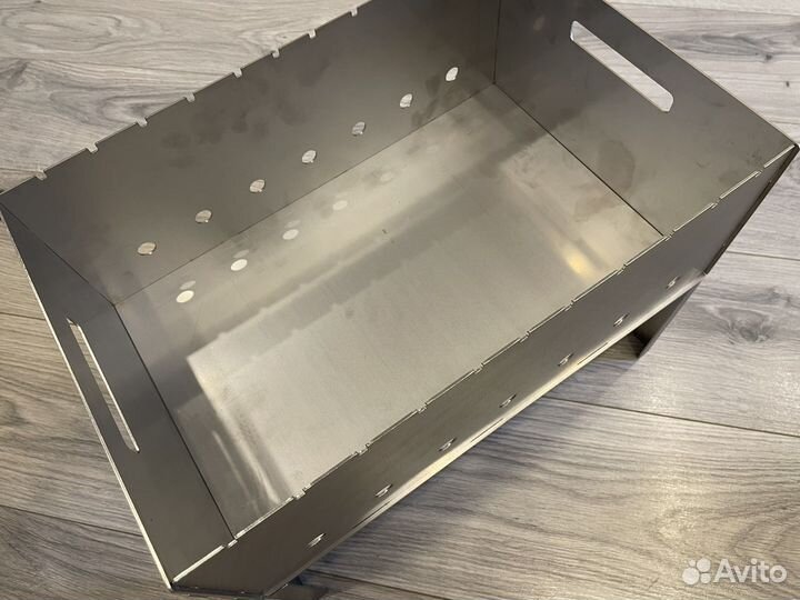 Мангал с решеткой гриль