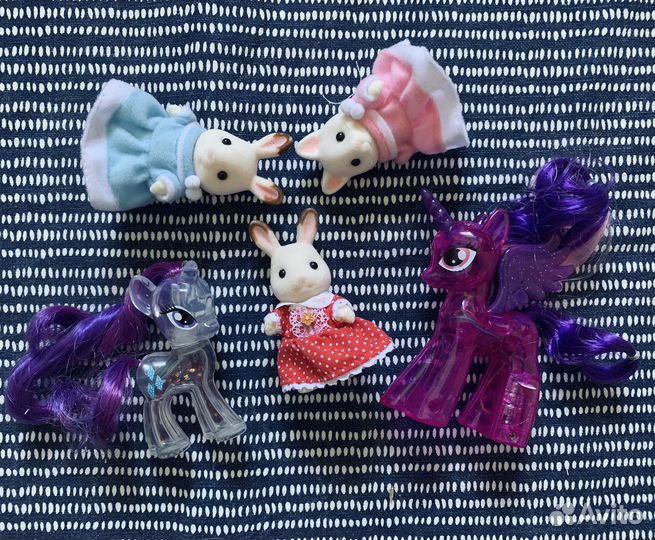 Sylvanian families и my little pony
