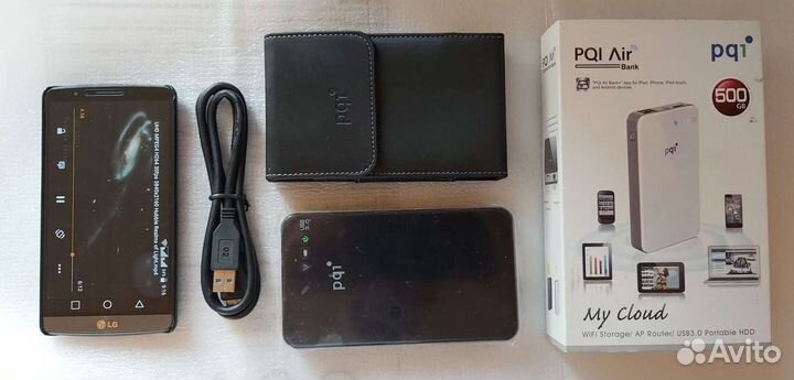 Внешний Wi-Fi USB 3.0 500GB PQI Air Bank