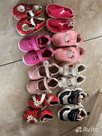 Обувь для девочки пакетом 19,20,21