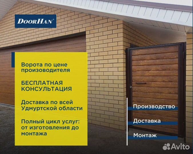 Ворота для неотапливаемого гаража и навеса