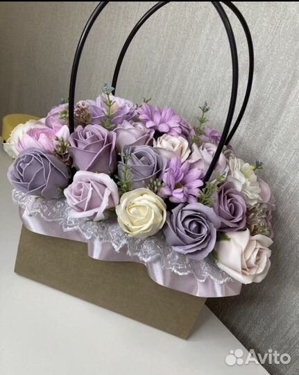 Букет из мыла